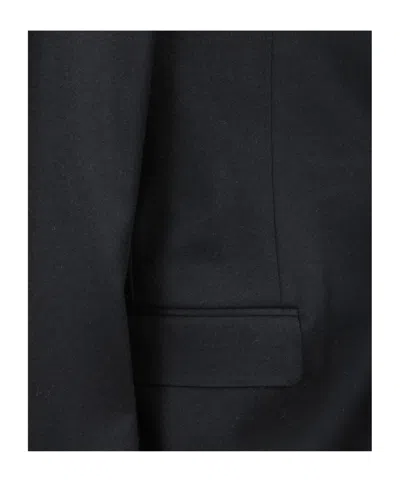 Lardini Single-breasted Jacket In Black