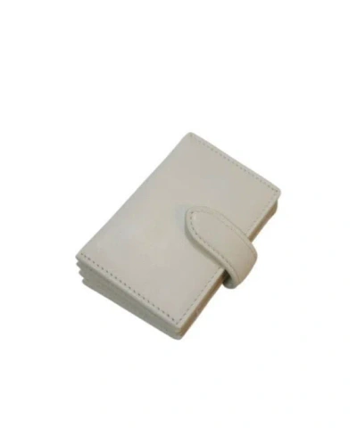 The Row Logo Card Holder In White