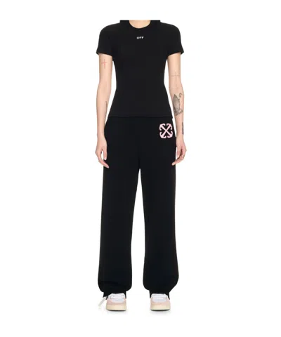 Off-white Off White Basic T Shirt With Logo In Black