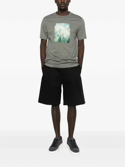 Hugo Boss Graphic T-shirt In Multi