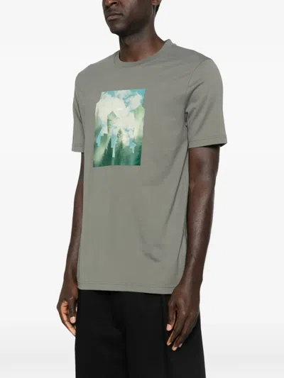 Hugo Boss Graphic T-shirt In Multi