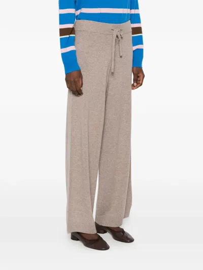 Weekend Max Mara Drawstring Trousers In Neutral