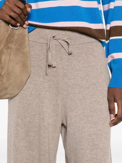 Weekend Max Mara Drawstring Trousers In Neutral