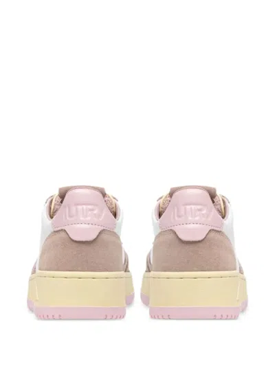 Autry Medalist Low Sneakers In Pink