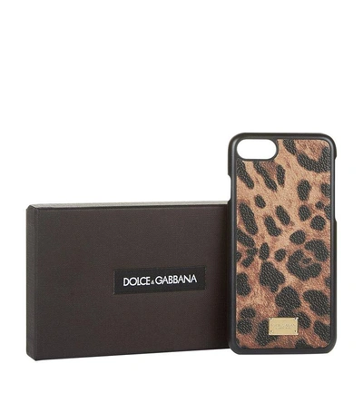 Shop Dolce & Gabbana Grain Leather Iphone 7 Case