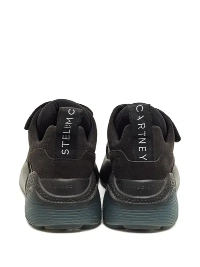 Pre-owned Stella Mccartney Touch-strap Sneakers In Black