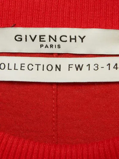Pre-owned Givenchy Bambi-print Crew-neck Sweatshirt In Red