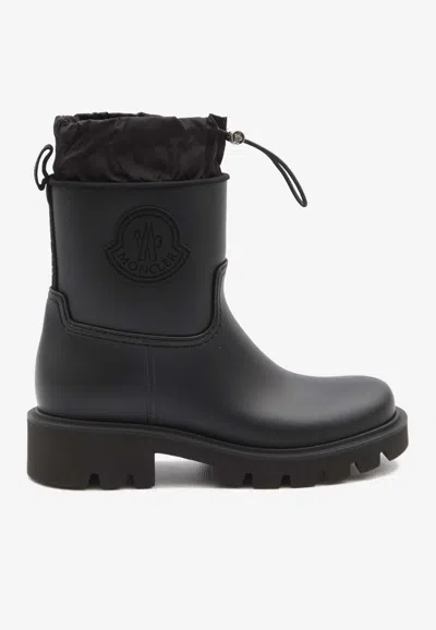 Moncler Stylish High-top Mini Boots With Drawstring Fastening 20 Cm In Animal Print