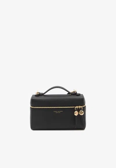 Tory Burch Mini Bags With Top Handle And Crossbody Strap In Black