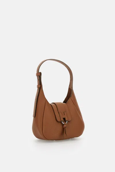 Hogan Hoket Adjustable-handle Shoulder Bag In Brown