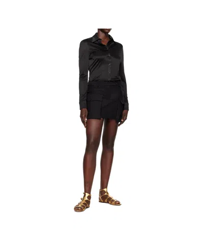 Tom Ford Metallic Lizard-effect Leather Sandals In Gold