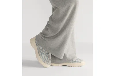 Dior Blue Leather Snow Boots In Multi
