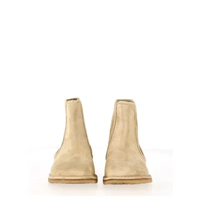 Pre-owned Loewe Pull-tab Chelsea Boots In Neutral