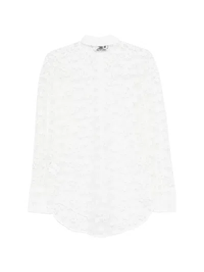Msgm Button-fastening Shirt In White