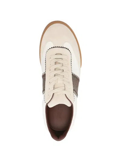 Etro Pattern-panel Sneakers In Neutral