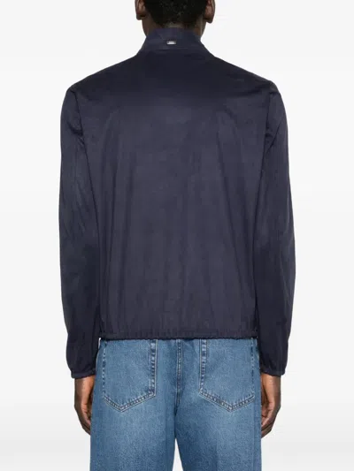 Herno Zip-up Long-sleeve Jacket In Black
