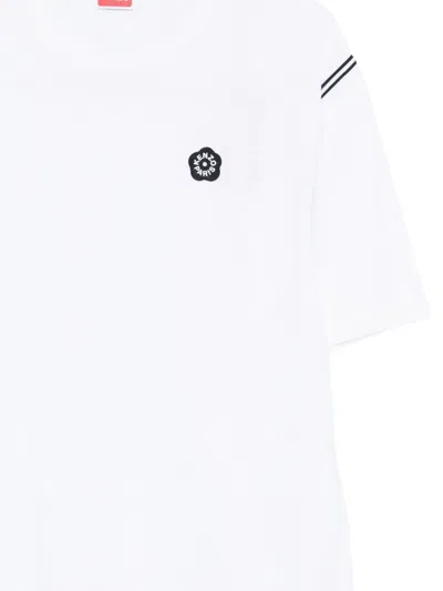 Kenzo Stripe Patch T-shirt In White