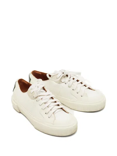 Pre-owned Givenchy Logo-patch Sneakers In White