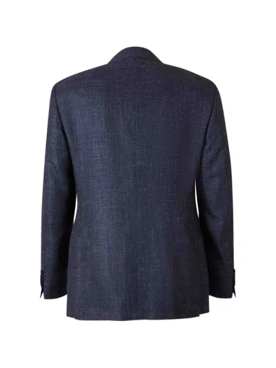 Canali Single-breasted Blazer In Blue