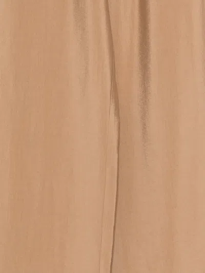 Alysi Elasticated Palazzo Pants In Brown