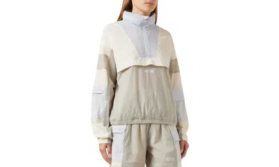 Kith Half Zip Jacket In Gray