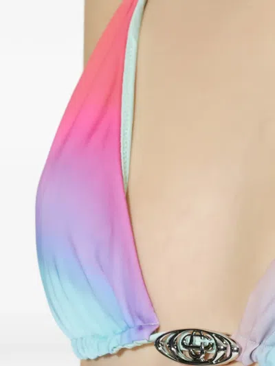 Casablanca Gradient Bikini Top In Multi