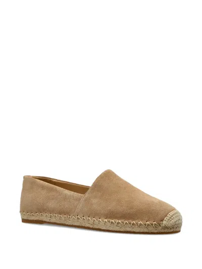 Michael Michael Kors Michael By Michael Kors Mini Leather Flats For Women In Brown