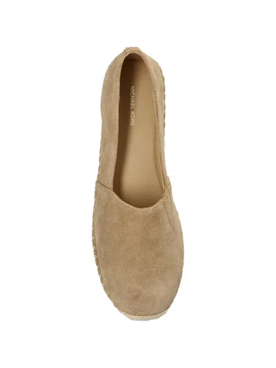Michael Michael Kors Michael By Michael Kors Mini Leather Flats For Women In Brown