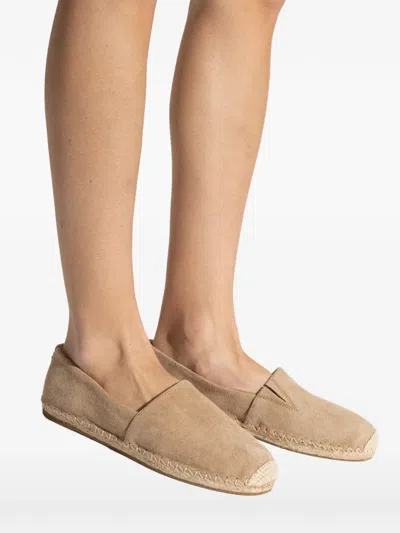 Michael Michael Kors Michael By Michael Kors Mini Leather Flats For Women In Brown