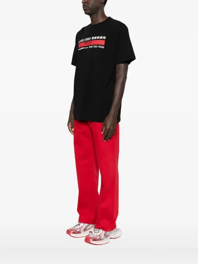 44 Label Group Graphic-print T-shirt In Black