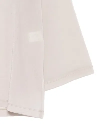 Alysi Panelled Long-sleeve Top In Neutral