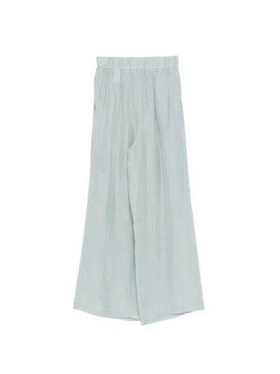 Alysi Drawstrings Straight Trousers In Blue