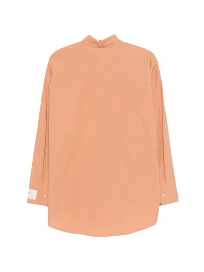 Alysi Pocket Shirt In Orange