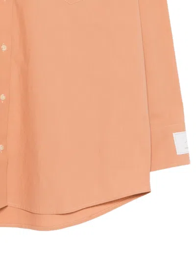 Alysi Pocket Shirt In Orange