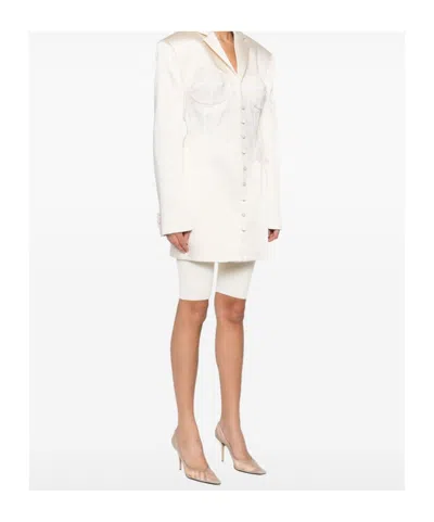 Giuseppe Di Morabito Lace-overlay Jacket In Gray