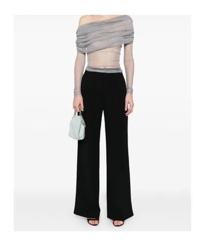 Christopher Esber Veiled Silk Top In White