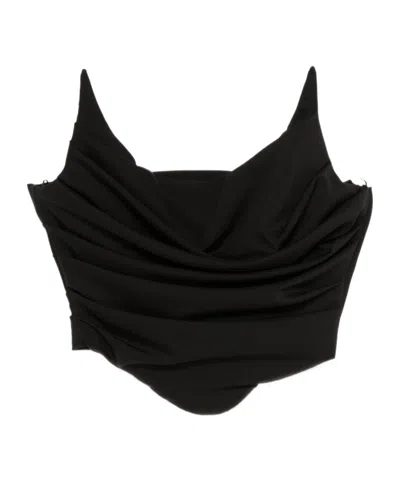 Giuseppe Di Morabito Square-neck Top In Black