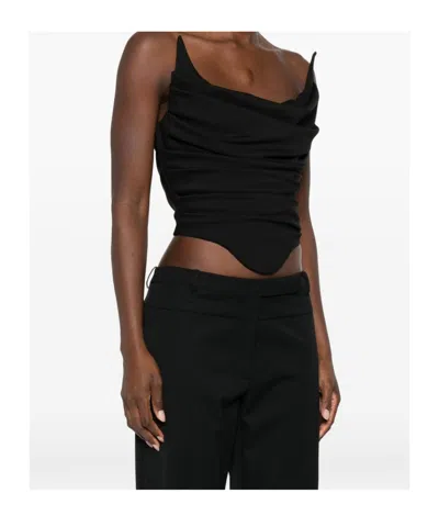 Giuseppe Di Morabito Square-neck Top In Black