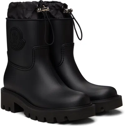 Moncler Stylish High-top Mini Boots With Drawstring Fastening 20 Cm In Animal Print