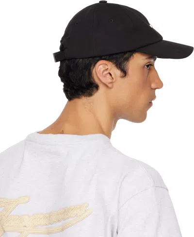 Jacquemus Gadjo Logo-embellished Cotton-twill Baseball Cap In Black