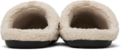 Moon Boot Mb Teddy Slipper Slipper-mule In Beige Shearling In Brown
