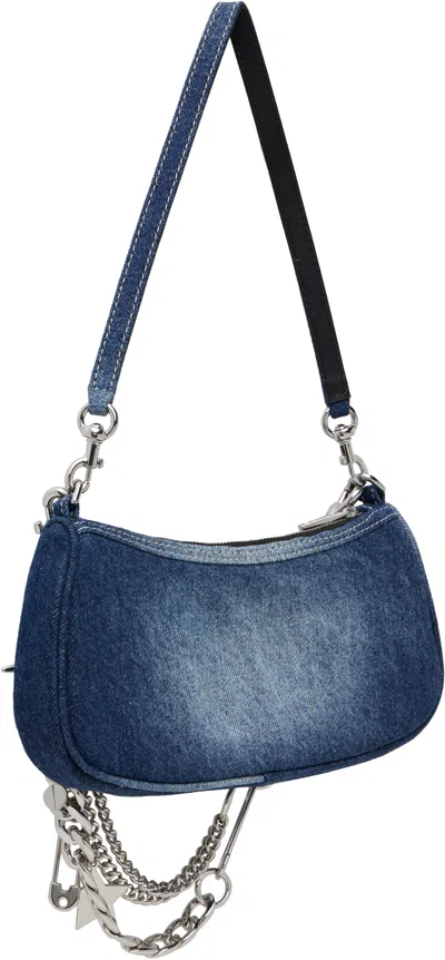 Marc Jacobs Shoulder Bag Star Studs Chain Strap In Blue