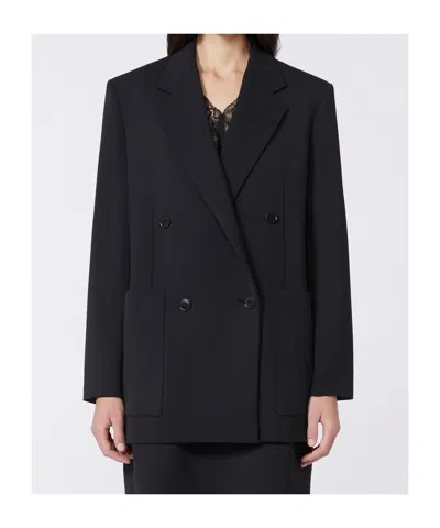 Weekend Max Mara Long-sleeved Suit Jacket In Blue