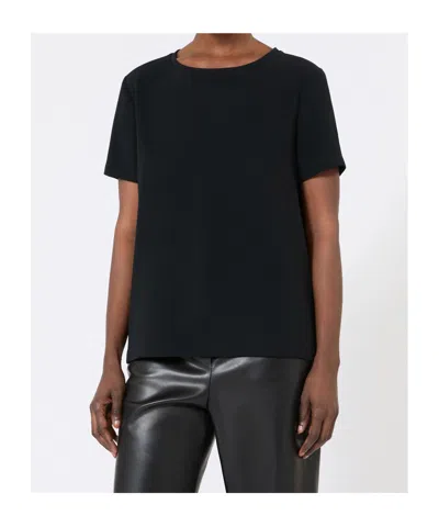 Max Mara Basic Cotton Jersey T-shirt In Black