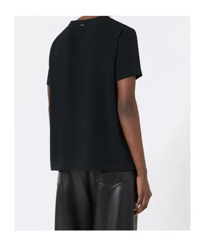 Max Mara Basic Cotton Jersey T-shirt In Black