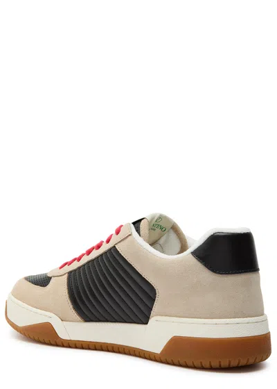 Valentino Garavani Sneakers Contrasting Panels Perforated Detailing Rubber Sole In Multi