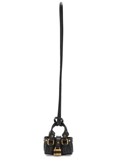 Chloé Symbols Mini Paddington Bag Ornaments In Black