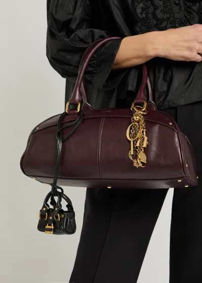 Chloé Symbols Mini Paddington Bag Ornaments In Black