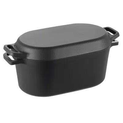 Vevor 3.5 Quart Cast Iron Dutch Oven In Black