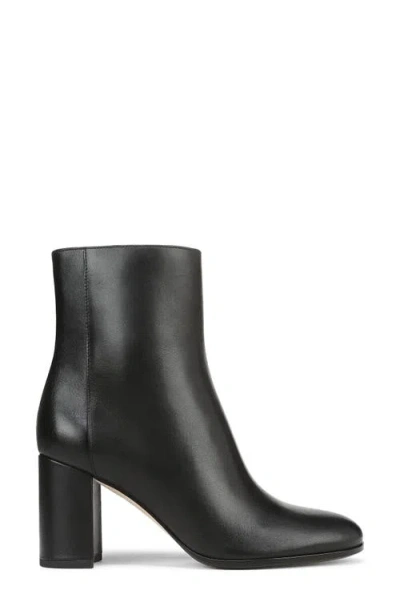 Vince Luca Womens Solid Leather Ankle Boots In Black
